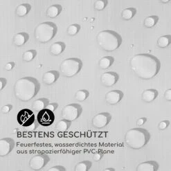 Sommerfest 5x10m 500 G/m² Partyzelt Festzelt PVC Wasserdicht Feuerfest -Outdoor Grills Verkaufsgeschäft 10029442 de 0004 logo