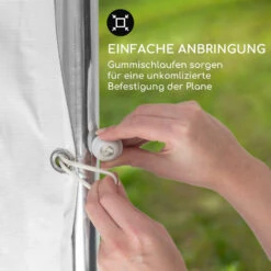 Sommerfest 5x10m 500 G/m² Partyzelt Festzelt PVC Wasserdicht Feuerfest -Outdoor Grills Verkaufsgeschäft 10029442 de 0008 logo