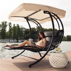 Aristo Schwingliege Gartenliege Gartenschaukel Inkl. Kissen -Outdoor Grills Verkaufsgeschäft 10029617 yy 0004 ambient Blumfeldt Aristo Schwingliege