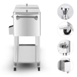 Springbreak 2000 Getränkewagen Terrassenkühlwagen 80l Edelstahl 6 Springbreak 2000 Getränkewagen Terrassenkühlwagen 80l Edelstahl -Outdoor Grills Verkaufsgeschäft 10029647 yy 0003 logo