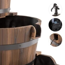 Cascada 2G Kaskadenbrunnen Gartenbrunnen Springbrunnen 12 W 800 L/h -Outdoor Grills Verkaufsgeschäft 10029657 uk 0003 detail