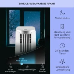 New Breeze 9 Mobile Klimaanlage 4-in-1 9.000 BTU / 2,6 KW Mobil Timer -Outdoor Grills Verkaufsgeschäft 10029704 de 0004 usp