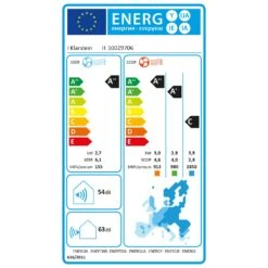 Windwaker Pro 9 Inverter Split Klimaanlage 9000 BTU A++ Weiß -Outdoor Grills Verkaufsgeschäft 10029706 energy label