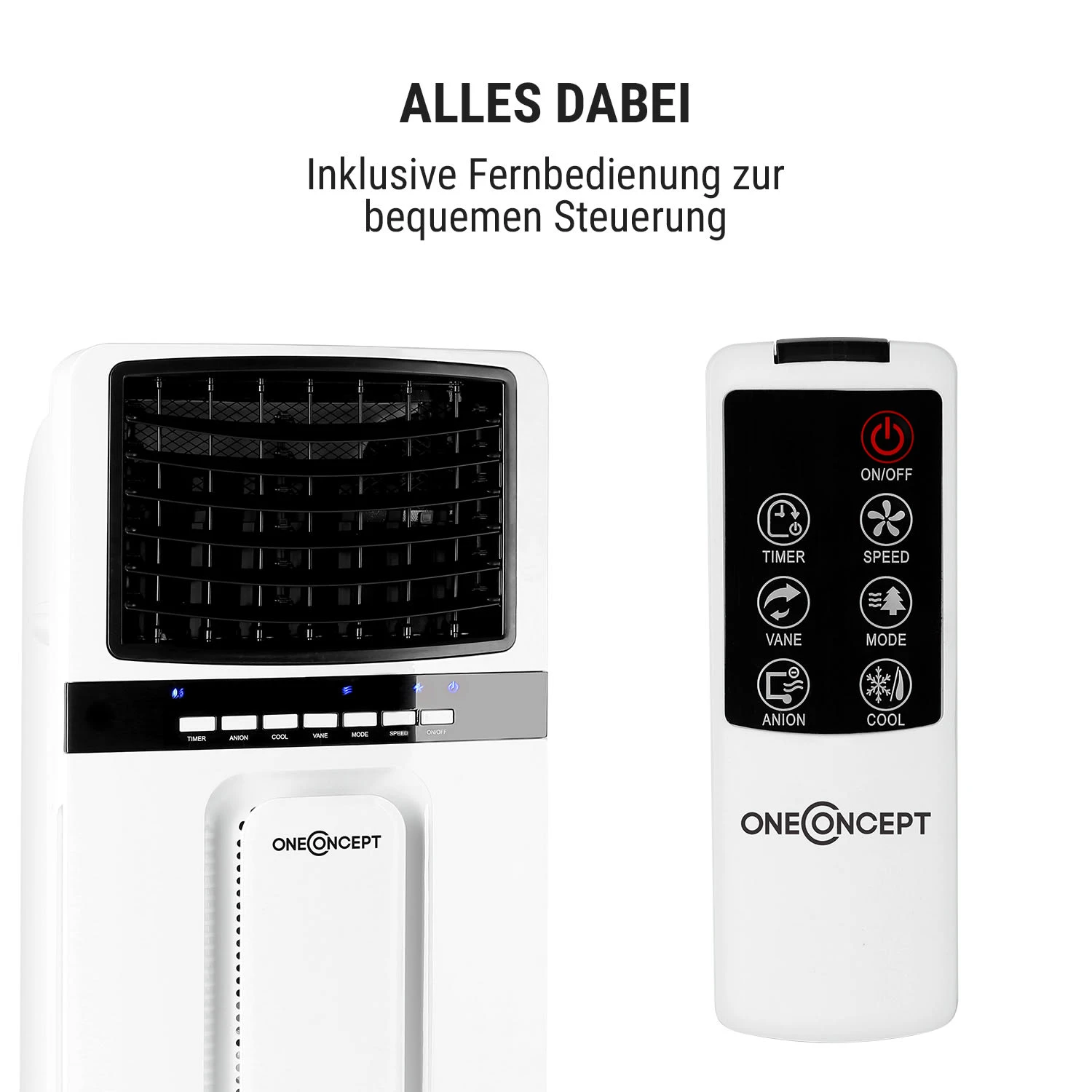 Baltic Blue 3-in-1 Luftkühler 360 M³/h 65 W 6 Ltr Fernbedienung Mobil 9 Baltic Blue 3-in-1 Luftkühler 360 M³/h 65 W 6 Ltr Fernbedienung Mobil – Bild 9