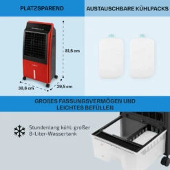 CTR-1 4-in-1 Luftkühler 360 M³/h 65 W 8 Ltr Fernbedienung Mobil -Outdoor Grills Verkaufsgeschäft 10029735 de 0006 usp