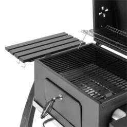 Bigfoot Holzkohlegrill Smoker BBQ-Grill 55 X 40 Cm Stahl Schwarz -Outdoor Grills Verkaufsgeschäft 10029763 yy 0007 detail Klarstein Bigfoot BBQ Grill Smoker