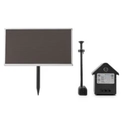 Wasserwerk 250 Wasserpumpe Solar Springbrunnen 250 L/h LED Akku -Outdoor Grills Verkaufsgeschäft 10029901 yy 0004 front Blumfeldt Wasserwerk 250 Solar Springbrunnen LED