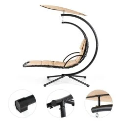 Dahlia Creamy Beige Schwingliege 200 Cm Sonnensegel Polyester Stahl -Outdoor Grills Verkaufsgeschäft 10029977 yy 0003 detail hanging chair