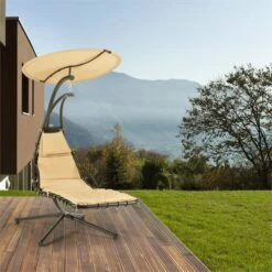 Dahlia Creamy Beige Schwingliege 200 Cm Sonnensegel Polyester Stahl -Outdoor Grills Verkaufsgeschäft 10029977 yy 0004 ambient hanging chair