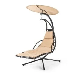 Dahlia Creamy Beige Schwingliege 200 Cm Sonnensegel Polyester Stahl -Outdoor Grills Verkaufsgeschäft 10029977 yy 0006 front hanging chair
