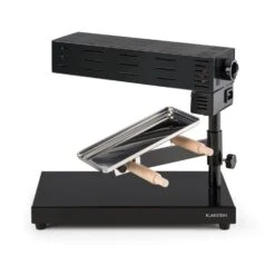 Appenzell 2G Traditioneller Raclette Grill 600 W Standgerät Schwarz -Outdoor Grills Verkaufsgeschäft 10030306 yy 0006 front Klarstein Appenzell 2G Raclette reedit