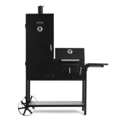 Fleischbrocken Holzkohlegrill Smoker Räucherofen BBQ-Grill Schwarz -Outdoor Grills Verkaufsgeschäft 10030554 yy 0004 detail Professional charcoal grill and smoker