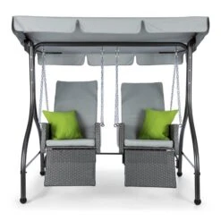 Concordia Hollywoodschaukel Gartenschaukel 185 Cm 2 Sitze Sonnendach -Outdoor Grills Verkaufsgeschäft 10030566 yy 0003 detail Blumfeldt Concordia Hollywoodschaukel