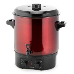 Biggie Einkochautomat Edelstahl 27 Liter 2000W Timer Rot 7 Biggie Einkochautomat Edelstahl 27 Liter 2000W Timer Rot -Outdoor Grills Verkaufsgeschäft 10030585 yy 0004 front Klarstein Biggie Einkochautomat 27 Liter rot