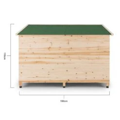 Schloss Wuff Hundehütte Größe XL 110x160x100cm Isoliert Windfang Holz 10 Schloss Wuff Hundehütte Größe XL 110x160x100cm Isoliert Windfang Holz -Outdoor Grills Verkaufsgeschäft 10030670 yy 0004 logo oneConcept Schloss Wuff Hundehuette 110x160x100 cm
