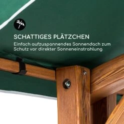 Aruba Hollywoodschaukel Gartenschaukel 130 Cm 2-Sitzer Massivholz -Outdoor Grills Verkaufsgeschäft 10030685 de 0007 logo