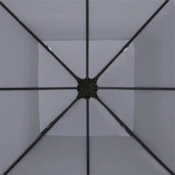 Odeon Grey Pavillon Partyzelt Festzelt 3x3m Stahl Polyester Dunkelgrau -Outdoor Grills Verkaufsgeschäft 10030686 yy 0004 detail Blumfeldt Odeon Grey Pavillon Partyzelt dunkelgrau