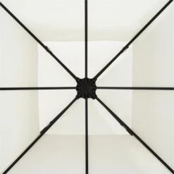 Odeon Beige Pavillon Partyzelt Festzelt 3x3m Stahl Polyester Hellbeige -Outdoor Grills Verkaufsgeschäft 10030687 yy 0004 detail Blumfeldt Odeon Beige Pavillon Partyzelt hellbeige