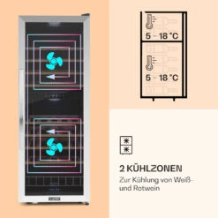 Vinamour 54 Duo Weinkühlschrank 2 Zonen 148 Ltr 54 Fl Touch-Display -Outdoor Grills Verkaufsgeschäft 10030714 de 0003 logo