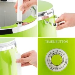 Ecowash-Pico Mini-Waschmaschine Schleuderfunktion 3,5 Kg 380W Grün 14 Ecowash-Pico Mini-Waschmaschine Schleuderfunktion 3,5 Kg 380W Grün -Outdoor Grills Verkaufsgeschäft 10030788 yy 0006 detail oneConcept Ecowash Pico Mini Waschmaschine gruen