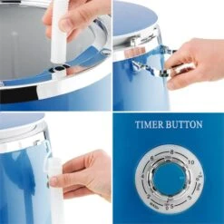 Ecowash-Pico Mini-Waschmaschine Schleuderfunktion 3,5 Kg 380W Blau -Outdoor Grills Verkaufsgeschäft 10030791 yy 0006 detail oneConcept Ecowash Pico Mini Waschmaschine blau