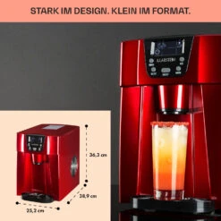 Ice Volcano 2G Eismaschine LED 12kg Je 24h 2l 6-12min Rot -Outdoor Grills Verkaufsgeschäft 10030849 DE 0006 usp