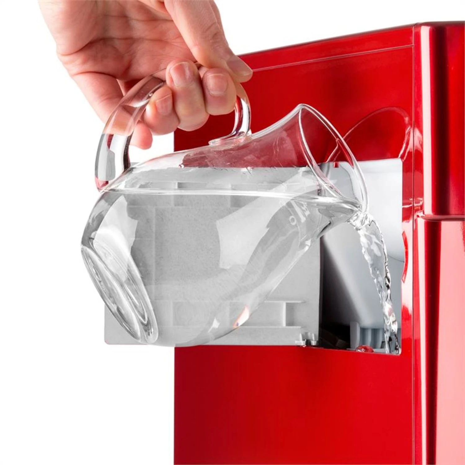 Ice Volcano 2G Eismaschine LED 12kg Je 24h 2l 6-12min Rot – Bild 7