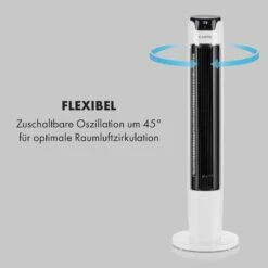 Empire State Turmventilator 37 W Luftdurchsatz: 2200 M³/h Oszillation -Outdoor Grills Verkaufsgeschäft 10030980 de 0003 logo