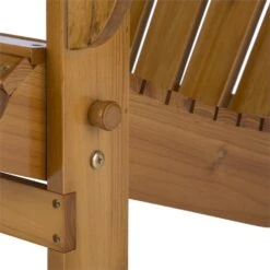 Vermont Gartenstuhl Adirondack-Stil Tannenholz 73x88x94 Klappbar Braun -Outdoor Grills Verkaufsgeschäft 10031006 yy 0005 detail Blumfeldt Vermont Gartenstuhl braun