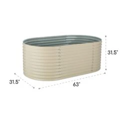 High Grow Hochbeet Gartenbeet 1,6m Zink-Alu-Beschichtung Beige 10 High Grow Hochbeet Gartenbeet 1,6m Zink-Alu-Beschichtung Beige -Outdoor Grills Verkaufsgeschäft 10031114 uk 0005 logo