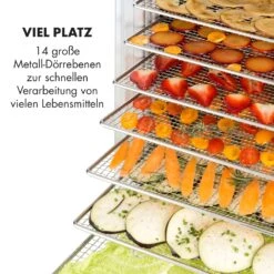 Fruit Jerky 14 Dörrautomat 1000W 30 Bis 70 °C 14 Etagen LC-Display -Outdoor Grills Verkaufsgeschäft 10031317 de 0004 logo