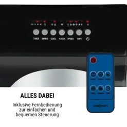 Kingcool 4-in-1 Luftkühler 2340 M³/h 95 W 8 Liter Mobil Fernbedienung -Outdoor Grills Verkaufsgeschäft 10031341 de 0005 usp