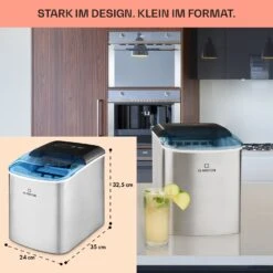 On-The-Rocks Eismaschine LED | 12kg Je 24h | 2.1l | Edelstahl Schwarz -Outdoor Grills Verkaufsgeschäft 10031372 de 0006 usp