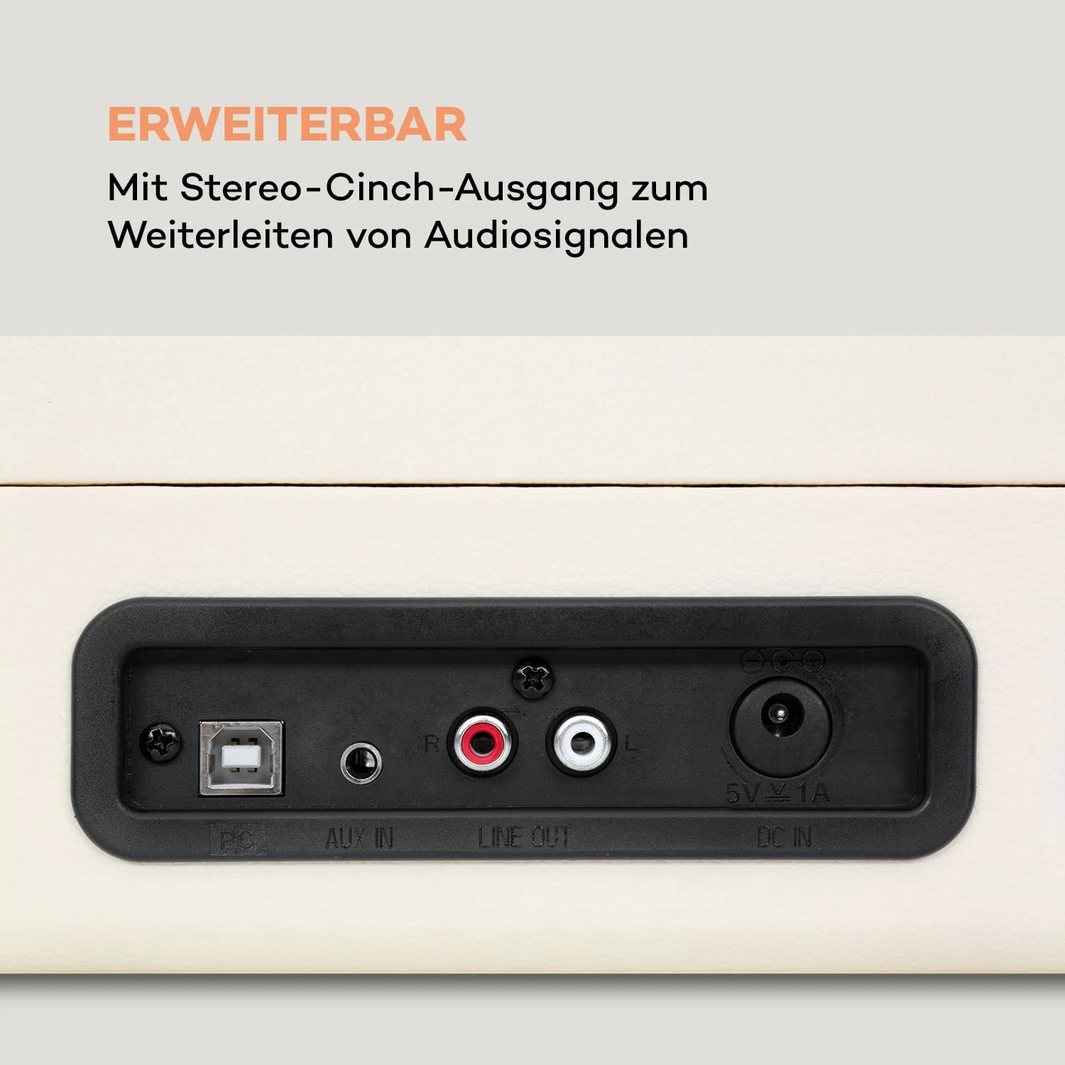 Nostalgy By Auna Peggy Sue Retro-Plattenspieler LP USB AUX 3 Nostalgy By Auna Peggy Sue Retro-Plattenspieler LP USB AUX – Bild 3