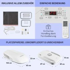 Klimamobil Wohnwagen-Klimaanlage RV-Air-Conditioner Heizung 16-30 °C -Outdoor Grills Verkaufsgeschäft 10031436 de 0006 usp