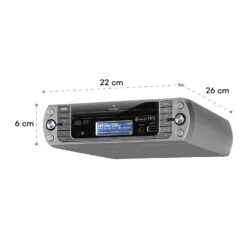 KR-500 CD Küchenradio, Internetradio, Integriertes WiFi, CD/Mp3-Player -Outdoor Grills Verkaufsgeschäft 10031477 yy 0011 dimensions