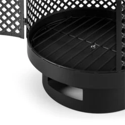 Essos Gartenofen Holzofen Ø45cm Gitterwand Stahlblech Schwarz -Outdoor Grills Verkaufsgeschäft 10031482 yy 0004 detail Blumfeldt Essos Gartenofen schwarz