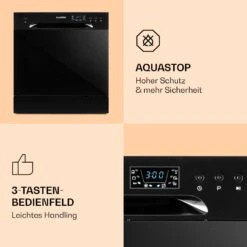 Amazonia 8 Geschirrspülmaschine 1620 Watt 8 Maßgedecke 49 DB Aquastop -Outdoor Grills Verkaufsgeschäft 10031525 de 0005 logo