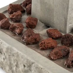 Trafalgar Gartenbrunnen 1,5m LED Fiberglas-Zement 4,5 Kg Ziersteine -Outdoor Grills Verkaufsgeschäft 10031620 yy 0006 detail Blumfeldt Trafalgar Zierbrunnen Gartenbrunnen Tuff