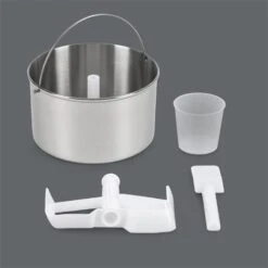 Vanilly Sky Family Eiscremebereiter Frozen Yoghurt 250W 2,5l Schwarz -Outdoor Grills Verkaufsgeschäft 10031848 yy 0007 detail Klarstein Vanilly Sky Family Eiscremebereiter schwarz