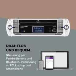 KR-400 CD Küchenradio, DAB+/PLL FM, CD/Mp3-Player Silber -Outdoor Grills Verkaufsgeschäft 10031880 de 0007 logo