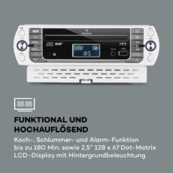 KR-400 CD Küchenradio, DAB+/PLL FM, CD/Mp3-Player Silber -Outdoor Grills Verkaufsgeschäft 10031880 de 0008 logo
