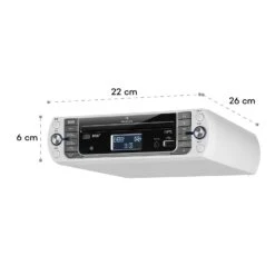 KR-400 CD Küchenradio, DAB+/PLL FM, CD/Mp3-Player Silber -Outdoor Grills Verkaufsgeschäft 10031880 yy 0011 logo
