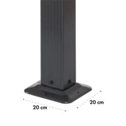 Pantheon 3x6 Pergola Vordach 3x6m Aluminium Sonnendach Polyester Grau -Outdoor Grills Verkaufsgeschäft 10031885 yy 0008 titel Blumfeldt Pantheon Pergola Vordach 3x6m grau