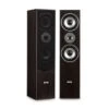 L766 3-Wege Bassreflex HiFi Boxen-Paar Walnuss