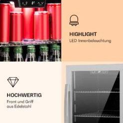 Beersafe 4XL Kühlschrank 124 Liter 4 Böden Panoramaglastür Edelstahl -Outdoor Grills Verkaufsgeschäft 10031929 de 0003 logo