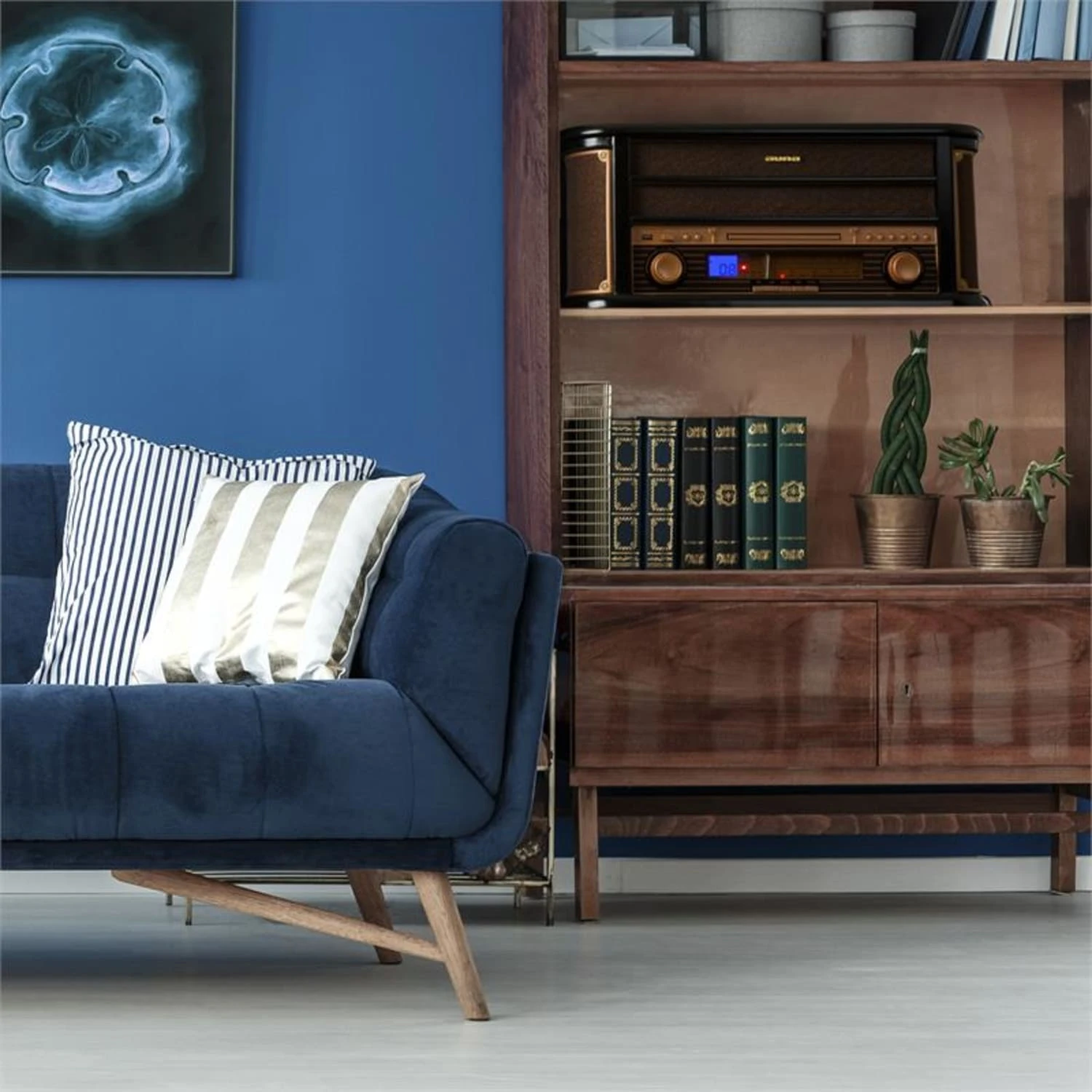 Belle Epoque 1908 Retro-Stereoanlage Plattenspieler USB CD MP3 2 Belle Epoque 1908 Retro-Stereoanlage Plattenspieler USB CD MP3 – Bild 2