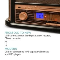 Belle Epoque 1908 Retro-Stereoanlage Plattenspieler USB CD MP3 14 Belle Epoque 1908 Retro-Stereoanlage Plattenspieler USB CD MP3 -Outdoor Grills Verkaufsgeschäft 10031957 yy 0005 logo auna Belle Epoque 1908 Retro Stereoanlage