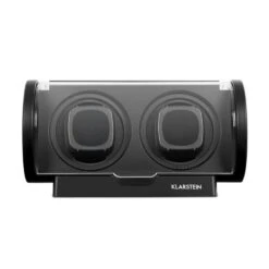 Lugano Uhrenbeweger Kunststoff 2 Uhren 4 Modi Schwarz -Outdoor Grills Verkaufsgeschäft 10032007 yy 0003 front Klarstein Lugano Uhrenbeweger schwarz