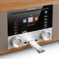 IR-190 Internetradio CD-Player WiFi UPnP USB Fernbedienung -Outdoor Grills Verkaufsgeschäft 10032013 yy 0008 detail auna IR 190WD Internetradio